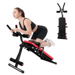 Appareil � abdominaux pliable - banc abdominaux r�glable - 3 inclinaisons - �cran lcd - max 150kg - �quipement ...