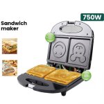 Appareil � croque - monsieur 750w - motifs mickey & �moji - plaque antiadh�sive - pour 2 personnes