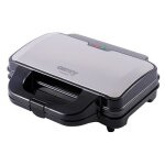 Appareil  croque - monsieur xl - camry cr 3054 - puissance 1300w - plaques anti - adhsives - thermostat ...