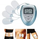 Appareil electrostimulation 4 patchs 8 programmes - ecran lcd neutre appareil d�lectro - stimulation ...