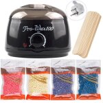 Appareil epilation chauffe - cire 500ml kit professionnel wax warmer epiler pour corps