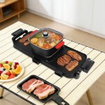 Appareil fondue chinoise hot pot electrique bbq ? barbecue tha� barbecue cor�en int�rieur �lectrique ...