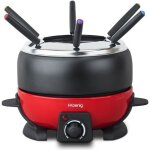 Appareil à fondue hkoenig - alp1800 - jusquà 6 personnes - capacité 2l - thermostat réglable jusquà 190°c ... Appareil à fondue hkoenig - alp1800 - jusquà 6 personnes - capacité 2l - thermostat réglable jusquà 190°c ...