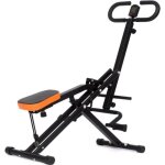 Appareil de musculation - bigzzia - ab booster plus - cardio - training - noir