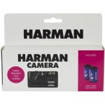 Appareil photo argentique - harman - compact 24x36 - rutilisable - n&b - 2 films kentmere pan 400iso ...