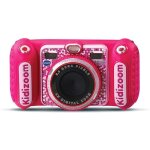 Appareil photo enfant 10 en 1 - vtech - kidizoom duo dx rose - filtres dynamiques