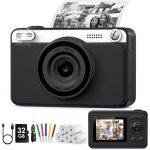 Appareil photo instantan� appareil photo enfant 2. 4 �cran 32gb & 5 rouleaux