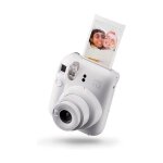 Appareil photo instantan� - fujifilm - instax mini 12 - blanc argile - exposition automatique - miroir ...