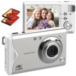 Appareil photo numrique 4k 48mp avec grand cran 3 zoom 16x camra de vlogging  mise au point automatique ...