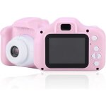 Appareil photo numrique hd 1080p pour enfants mini portable 2. 0 pouces ips couleur cran ips (rose) ...