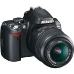 Appareils photo reflex numriques nikon d60 appareil photo numrique reflex 10. 2 kit objectif afs dx ...