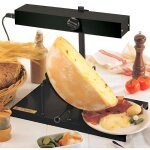 Raclette de fromage - bron coucke - alpage - noir - 8 personnes - 850 watt