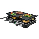 Appareil � raclette �lectrique adler ad6616 avec po�le - gril plancha sans fum�e de style moderne pour ...