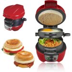 Appareil � sandwichs �lectrique appareil � muffins et burgers grille - pain avec cercle � ?ufs et plaque ...
