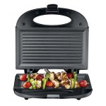 Appareil � sandwich - melissa - 16240109 - plaque grill - 750 w - noir