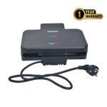 Appareil  sandwichs - teesa - tsa3221 - 3 en 1 - argent / noir - fonction gaufres