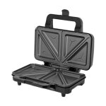 Appareil à sandwichs pour 2 sandwiches 4 en forme de triangle antiadhésif mpm mop - 20m 900w noir / argent ... Appareil à sandwichs pour 2 sandwiches 4 en forme de triangle antiadhésif mpm mop - 20m 900w noir / argent ...