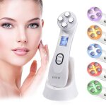Appareil  ultrason visage led massage visage appareil visage anti age luminotherapie appareil soins ...