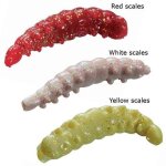 App�t - berkley - powerbait honey worm scales - blanc - pot 55 unit�s - 25 cm