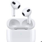 Apple airpods 3egnration avec botier de charge lightning - blanc multicolore oreillette bluetooth
