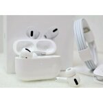 Apple airpods pro blanc true wireless noise cancelling headphones avec tui de chargement magsafe
