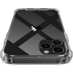Apple iphone 12 pro max housse etui coque de protection 4 coins renforc [transparent]