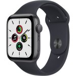 Apple watch se gps 2021 - 44mm - boitier space grey aluminium - bracelet sport midnight