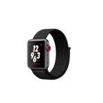 Apple watch nike + gps + cellular - botier 38 mm gris sidral aluminium - bracelet nike (2017) - reconditionn ...