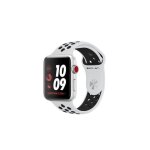 Apple watch nike + gps + cellular - botier 42 mm argent aluminium - bracelet nike noir (2017) - reconditionn ...