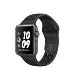 Apple apple watch series 3 nike + - aluminium gris sidral case - anthracite - noir band (2018) - reconditionn ...