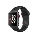 Apple apple watch series 3 nike + - aluminium gris sidral case - anthracite - noir band (2019) - reconditionn ...