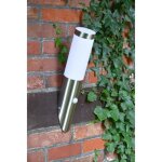 Applique dextrieure avec dtecteur inox h40cm inox satin - brilliant - chorus - mtal - halogne - ...