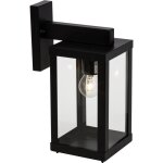 Applique extérieure gaia descendante noir métal / verre e27 1x60w - brilliant Applique extérieure gaia descendante noir métal / verre e27 1x60w - brilliant