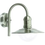 Applique extrieure tombante - prolight - inox - 60w - extrieur - h240xl200mm