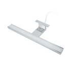 Applique led miroir de salle de bain keke - blanc - 30 cm - aluminium + acrylique - 5w - 4200k