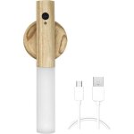 Applique murale - non spcifi - modle n1043 - bois - rechargeable usb - dtecteur de mouvement