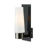 Applique murale - brastad - noire - 1 ampoule e14 - 40w - design contemporain Applique murale - brastad - noire - 1 ampoule e14 - 40w - design contemporain