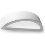 Applique murale - sollux - atena - design moderne boho - e27 - int�rieur - blanc