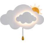 Applique murale pour enfants avec interrupteur applique murale en forme de nuage pour chambre à coucher ... Applique murale pour enfants avec interrupteur applique murale en forme de nuage pour chambre à coucher ...