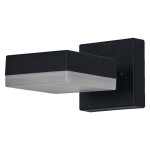 Applique murale dextrieur ledvance endura classic spot square noire avec culot gx53 (max 12w)