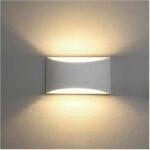 Appliques murales interieur blanc lampe murale led 7w blanc chaud applique murale en pltre pour chambre ...