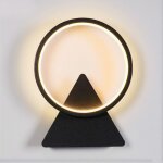 Applique murale int�rieure led 8w lampe murale ronde 3000k blanc chaud luminaire mural minimaliste pour ...