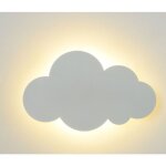Applique murale led en forme de nuage abat - jour acrylique �clairage doux pour chambre d?enfant