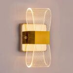 Applique murales led int�rieur - 10 w - design moderne - blanc chaud - pour salon chambre escalier couloir ...