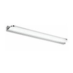 Applique murale led salle de bain - ulisem - 42 cm - blanc - ip44 �tanche - 6000 k - 600 lm - acier inoxydable ...