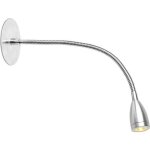 Applique murale liseuse loke chrome chrom