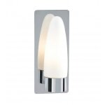 Applique murale - bullet - chrome - 1 ampoule e14 - 40w - salle de bain - design contemporain