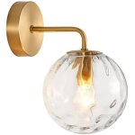 Applique murale verre chambre doré lampe murale moderne boule luminaire mural intérieur e14 pour salon ... Applique murale verre chambre doré lampe murale moderne boule luminaire mural intérieur e14 pour salon ...