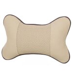 Appui - tete autooreiller de scurit pour voiture appui - tte en faux cuir support de cou  trous oreiller ...