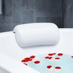 Appui - tte de baignoire antidrapant oreiller bain spa doux et tanche oreillers avec ventouses accessoires ...